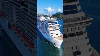 MSC GRANDIOSA ship cruise   cruzeiro Brasil navio santos @cruzeiros2025 google  2025 drone #shorts