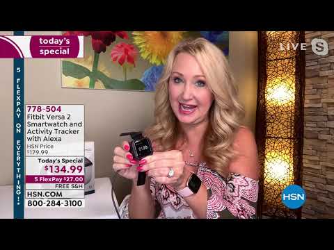 Fitbit Versa 2 Smartwatch and Activity Tracker with Alexa