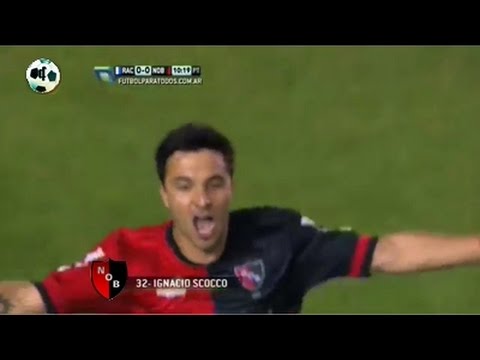 Gol Ignacio Scocco - Racing Club 0 Vs Newell's 1 - Primera División 2014