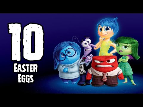 TOP 10 Easter Egg: 10 Easter Eggs De Intensamente (Pixar)