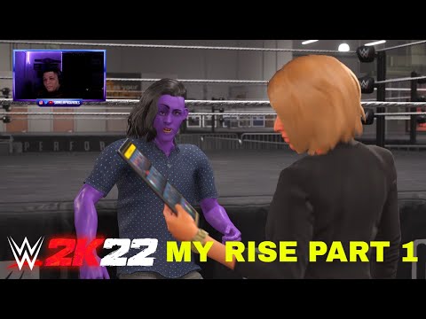 WWE 2K22 MY RISE PART 1 - I MADE THE UGLIEST CHARACTER OF ALL TIME