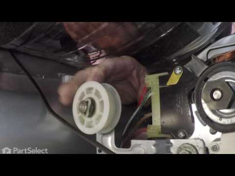 LG Dryer Repair - How to Replace the Drum Support Roller