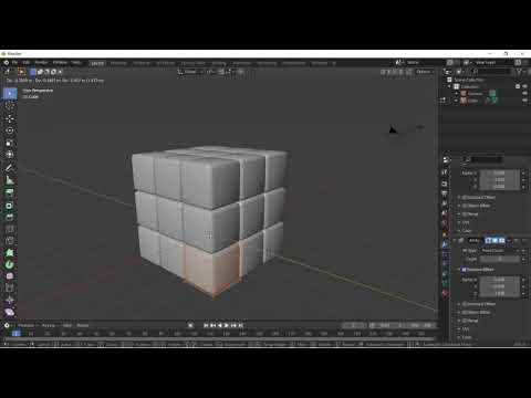 Create Rubik's Cube in Blender