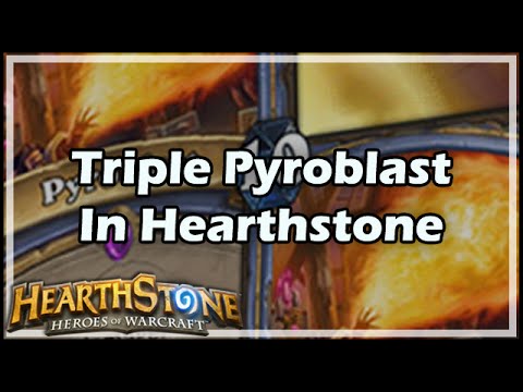 [Hearthstone] Triple Pyroblast In HS