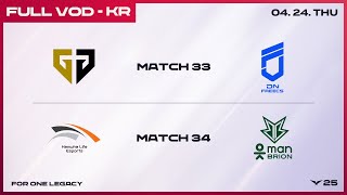 [電競] 2025 LCK Regular Season W4D2