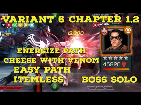 VARIANT 6 CHAPTER 1.2 ENERGIZE PATH | WINTER SOLDIER BOSS SOLO | MARVEL CONTEST OF CHAMPIONS |