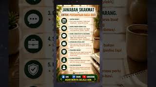 Download lagu Jawaban SKAKMAT Buat Orang yang Suka Kepo! 😎🔥 mp3