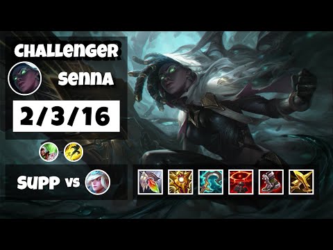 Senna Challenger Gameplay S11 Replay 11.18 Support (2/3/16) - NA