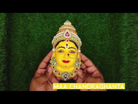 Navadurga Faces Nine Manifestations Forms of Maa Durga Worshipped During Navratri Puja - set of 9 video