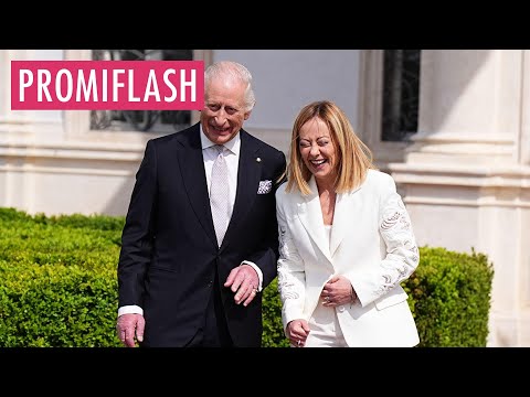 König Charles erhält besonderes Geschenk von Giorgia Meloni