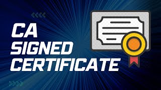 How to create a CA-signed SSL certificate