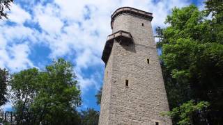 preview picture of video 'Kaiser-Friedrich-Aussichtsturm auf dem Altendorfer Berg bei Einbeck'