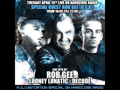 Early Rave Live sets by:- Rob GEE- Looney Lunatic - Decode - Host: Dj Distortion