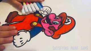 SATISFYING PAINT GAMES #01 - Mario