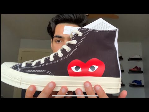 Converse x COMME des GARÇON BLACK/RED REVIEW + ON FOOT REVIEW