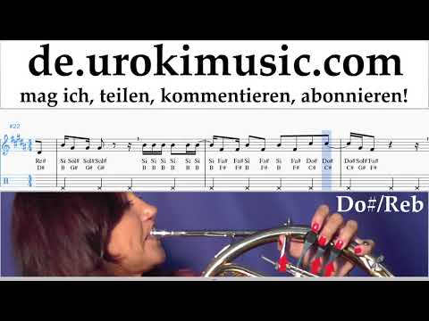 Waldhornunterricht Silvestre Dangond Nicky Jam - Cásate Conmigo Noten Lernen Teil#2 um-i995