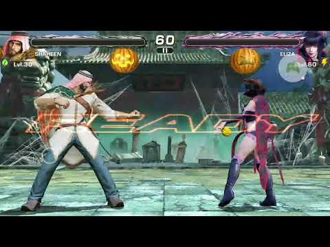 [鐵拳Tekken mobile]無課V1.5版，2星Shaheen VS 活動Boss 4星Eliza