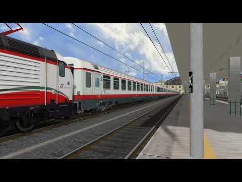 Annuncio del vecchio Treno Frecciabianca 8807, da Torino Porta Nuova a Lecce