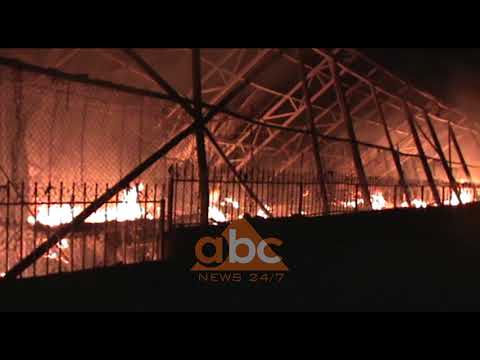 Perfshihet nga zjarri tregu i madh i Laçit | Abc News Albania