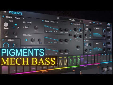 Arturia Pigments 4 Mech Bass Sound Design Tutorial