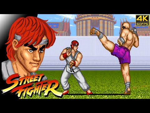 Street Fighter - Ryu (Arcade / 1987) 4K 60FPS