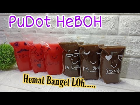 Resep Minuman Viral Pudot Puding Sedot