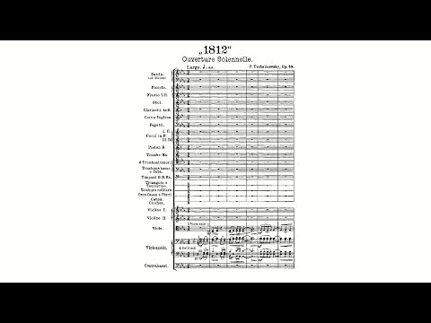 Tchaikovsky: 1812 Overture, Op. 49 (with Score)
