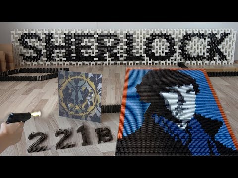 SHERLOCK in 100,000 dominoes