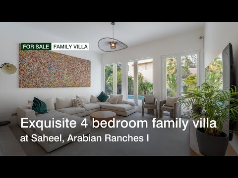 Exquisite 4 bedroom family villa at Saheel, Arabian Ranches I | haus & haus
