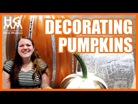 Decorating Pumpkins Without Carving