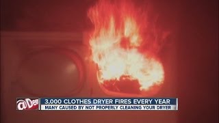 Failure to clean the dryer (34 percent) is the leading cause of home clothes dryer fires. Home Appliance Repair Dryer Repair