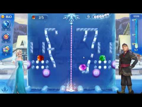Frozen Free Fall: Icy Shot Level 56 - NO BOOSTERS ☃☃☃