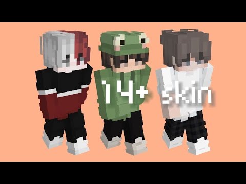 14 random Minecraft skins ||  download link in the description!