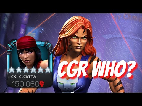 Rank 4 Tigra destroys 1.5Mil HP Lol Elektra in 2 min 20 sec ( no boost & synergy)
