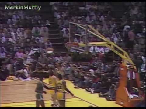 1984 NBA Finals Game 4: Celtics at Lakers (McHale clotheslines Rambis) Larry Goes to Hollywood pt. 2