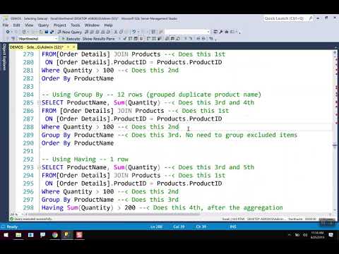 Basic Sql Selects Part 2