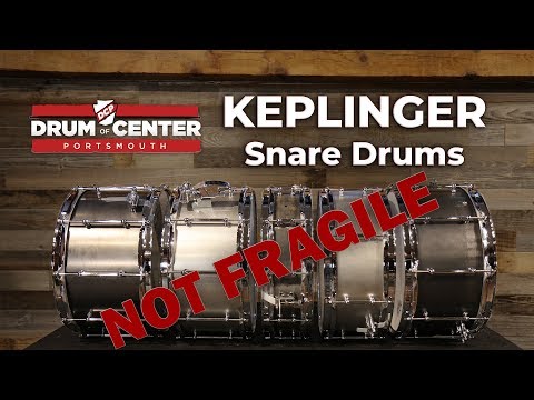 Keplinger Snare Drum Comparison - Stainless Steel vs. Black Iron