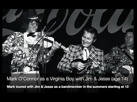Mark O'Connor with Jim & Jesse - Faded Love/Sally Goodin' age 14: Crossing Bridges memoir