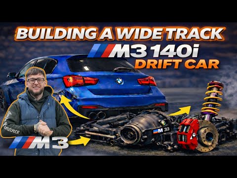 BMW 140i Drift car Build 🔥 M3 Running Gear Wide Track Conversion
