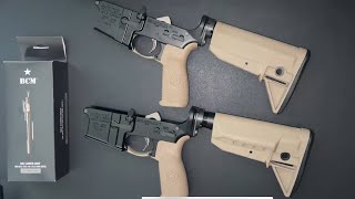 It took a year but I found two BCM lowers! BCM MK2 RMS SOPMOD vs. Standard Gunfighter Stock