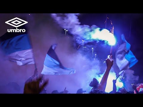 "Mais uma semifinal. Acreditando sempre!" Barra: Geral do Grêmio &bull; Club: Grêmio