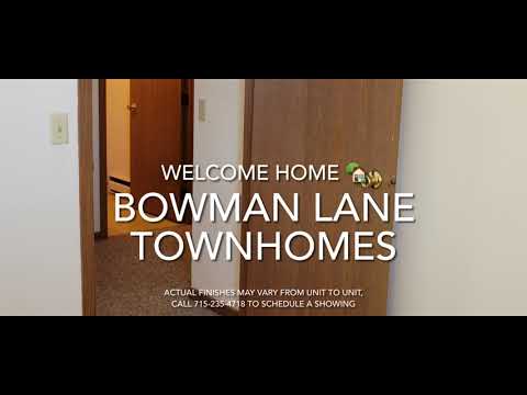 Bowman Lane Townhouses - Video 2 of 2