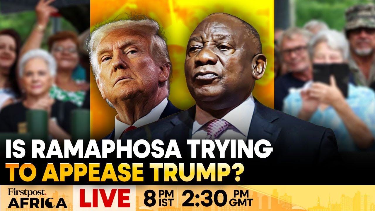 LIVE: South Africa to “Not Interfere” in US Afrikaner Refugee Programme | Firstpost Africa | N18G