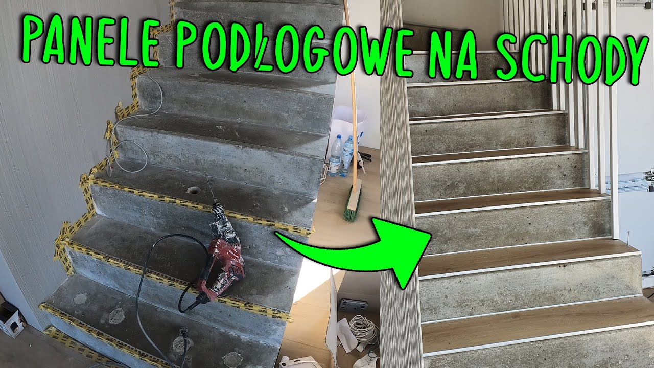 Schody z paneli winylowych ILE PRACY I PIENIĘDZY TO KOSZTUJE