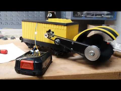 Bürstenwagen Spur G, Gartenbahn, Reinigungslok