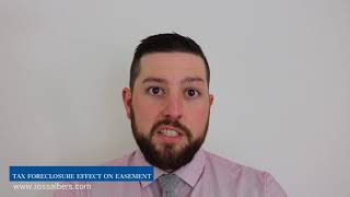 Tax Foreclosure Effect on Easement