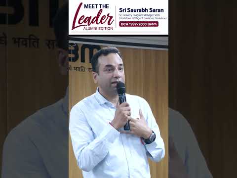 Meet the Leader | Alumni Edition | Saurav Sharan, Deputy General Manager at Vodafone.