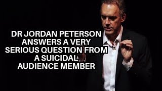 Jordan Peterson's Advice To Suicidal Fan During Q&A