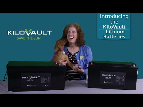 Specifications of kilovault solar lithium batteries