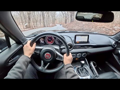 Modified 2017 Fiat 124 Spider Abarth - POV Test Drive (Binaural Audio)